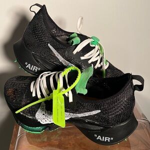 Off-White Black and Green  Sneakers
